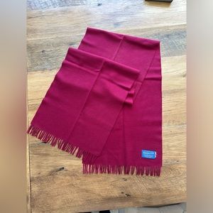 Pendleton Wool Deep Red Scarf